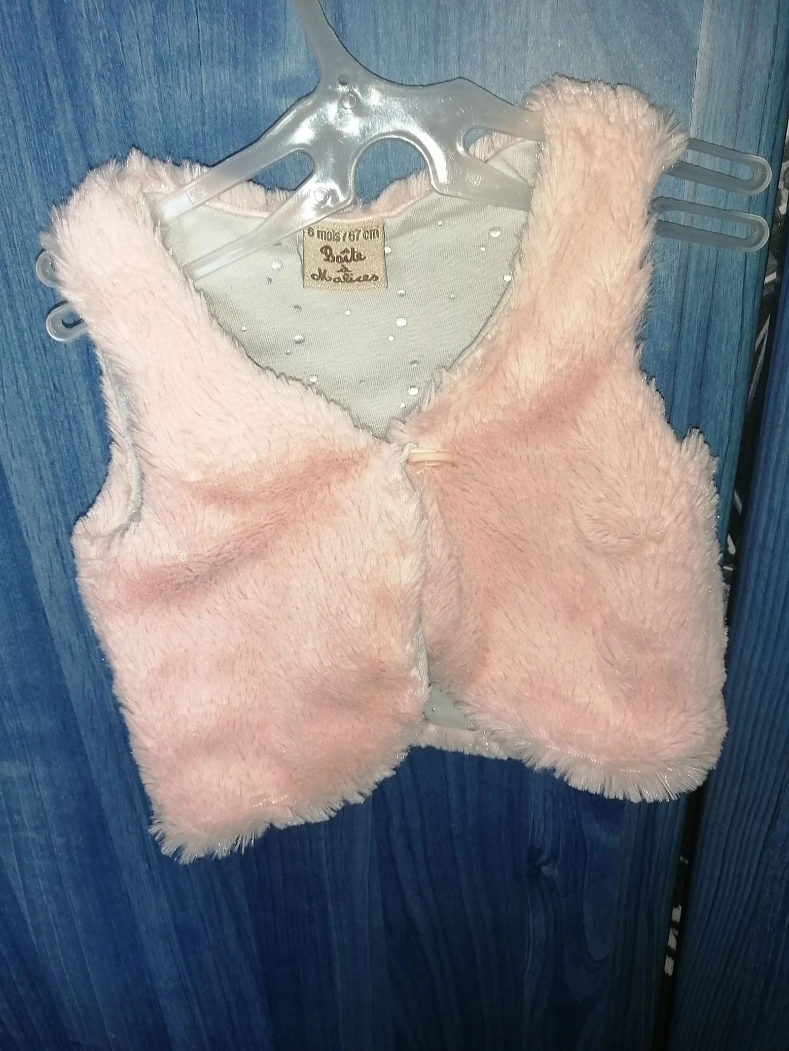 Gilet sans manches 6 mois fille 